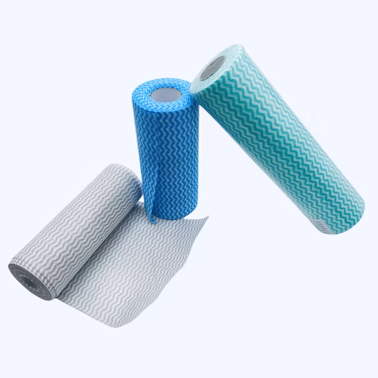 Spunlace Non Woven Fabric Disposable Kitchen Cleaning Wipes